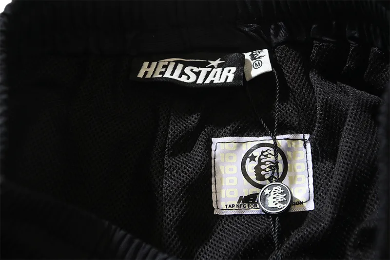 P134 Real shot Hellstar Hellstar casual sports beach shorts Color: Black Size: S M L XL