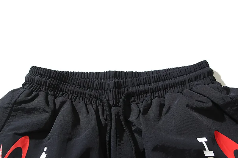 P134 Real shot Hellstar Hellstar casual sports beach shorts Color: Black Size: S M L XL