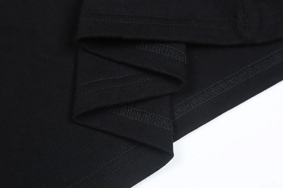 6663# P116 Hellstar American fashion high street pure cotton loose short-sleeved T-shirt Color: White Black Size: S M L XL