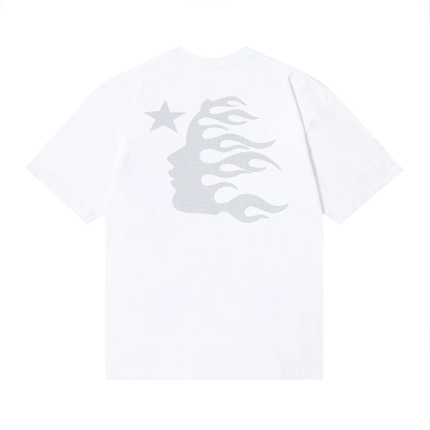 6695# P116 Hellstar American fashion high street pure cotton loose short-sleeved T-shirt Color: White Black Size: S M L XL