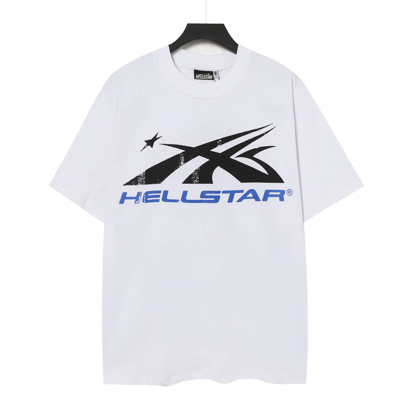 P108 Real-stock Hellstar Cross-border European and American style, street fashion brand pure cotton T-shirt Fabric (fabric): 32 pieces of 240g heavy combed double yarn pure cotton Size (size): S-M- L- X L Color (colour): white
