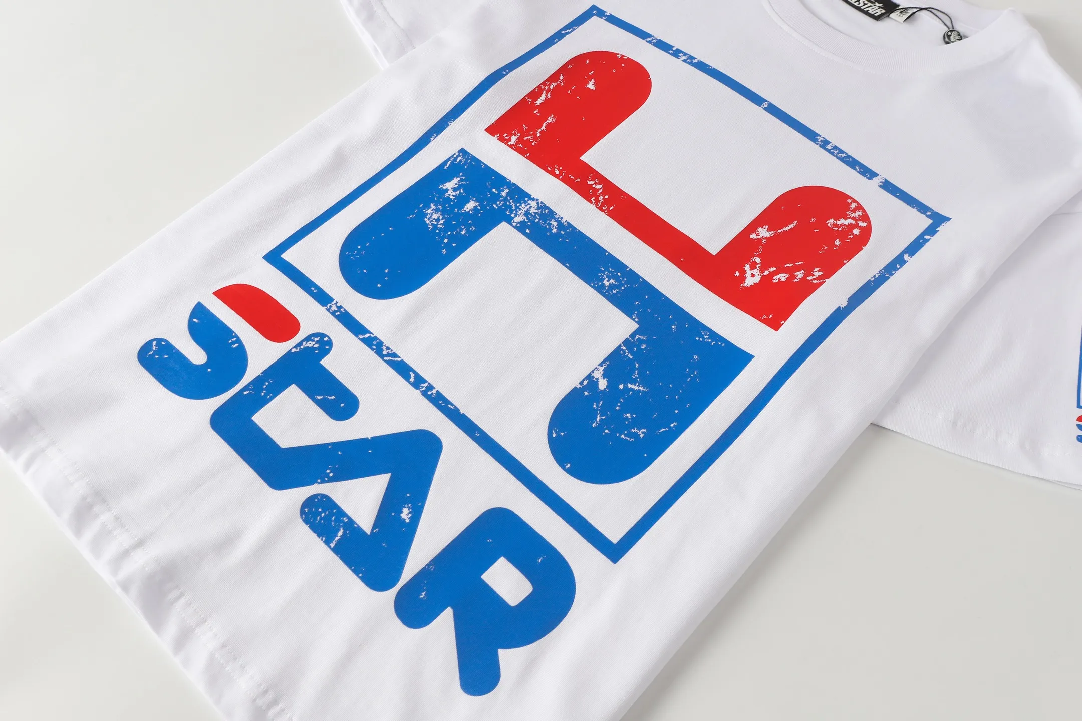 P108 Real-stock Hellstar Cross-border European and American style, street fashion brand pure cotton T-shirt Fabric (fabric): 32 pieces of 240g heavy combed double yarn pure cotton Size (size): S-M- L- X L Color (colour): white