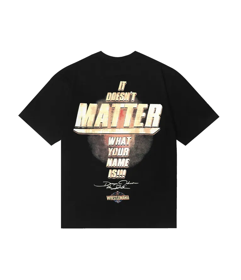 6790# P116 Hellstar Hellstar Wrestler Portrait Letter Printed Combed Cotton Men’s and Women’s Short Sleeve Couple T-shirt Color: Black Size: S M L XL