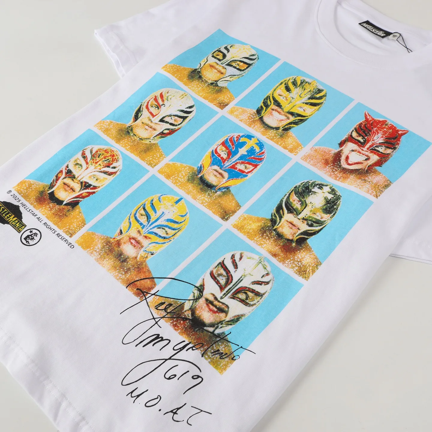 P108 Real-stock Hellstar Cross-border European and American style, street fashion brand pure cotton T-shirt Fabric (fabric): 32 pieces of 240g heavy combed double yarn pure cotton Size (size): S-M- L- X L Color (colour): white