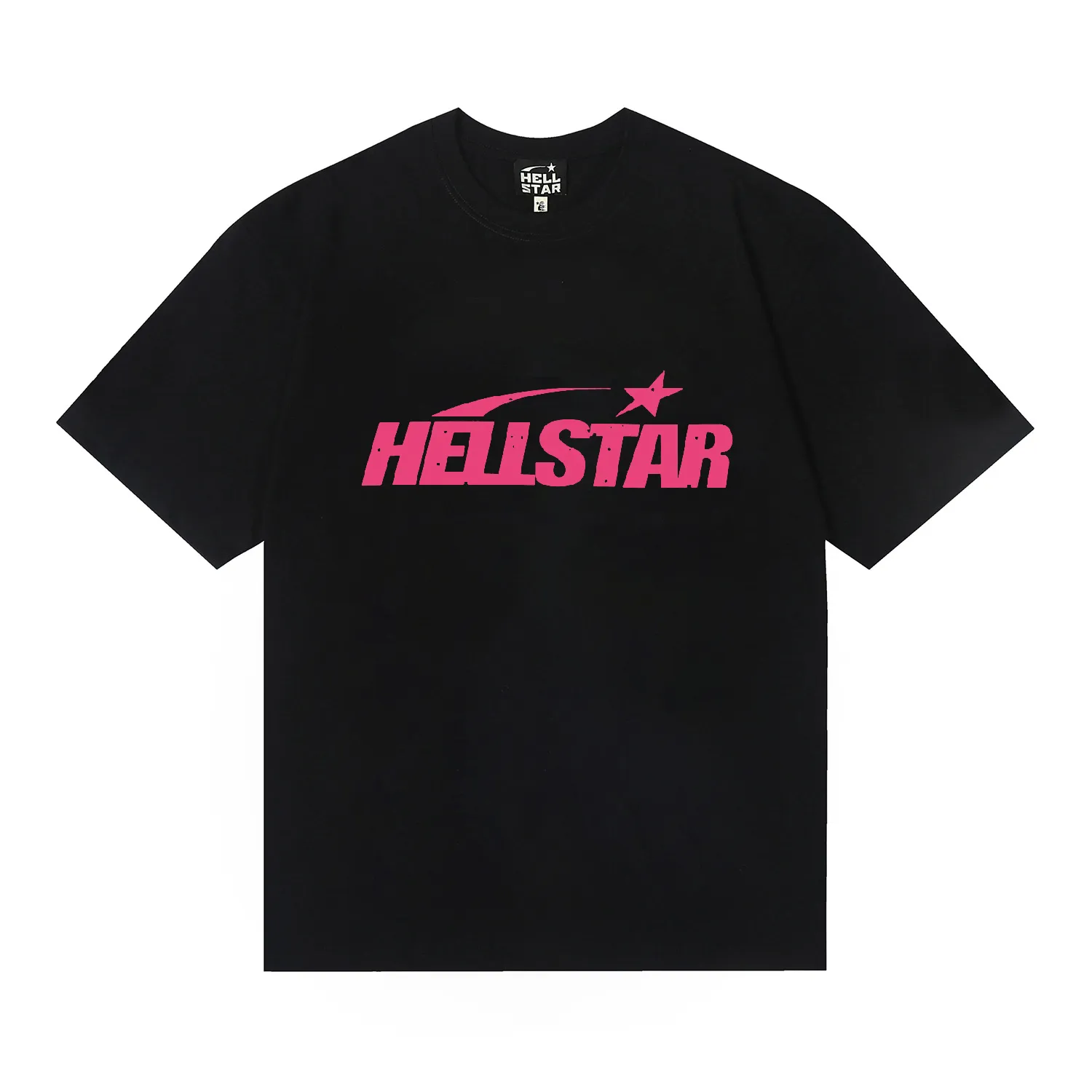 6699# P112 Hellstar American fashion high street pure cotton loose short-sleeved T-shirt Color: White Black Size: S M L XL