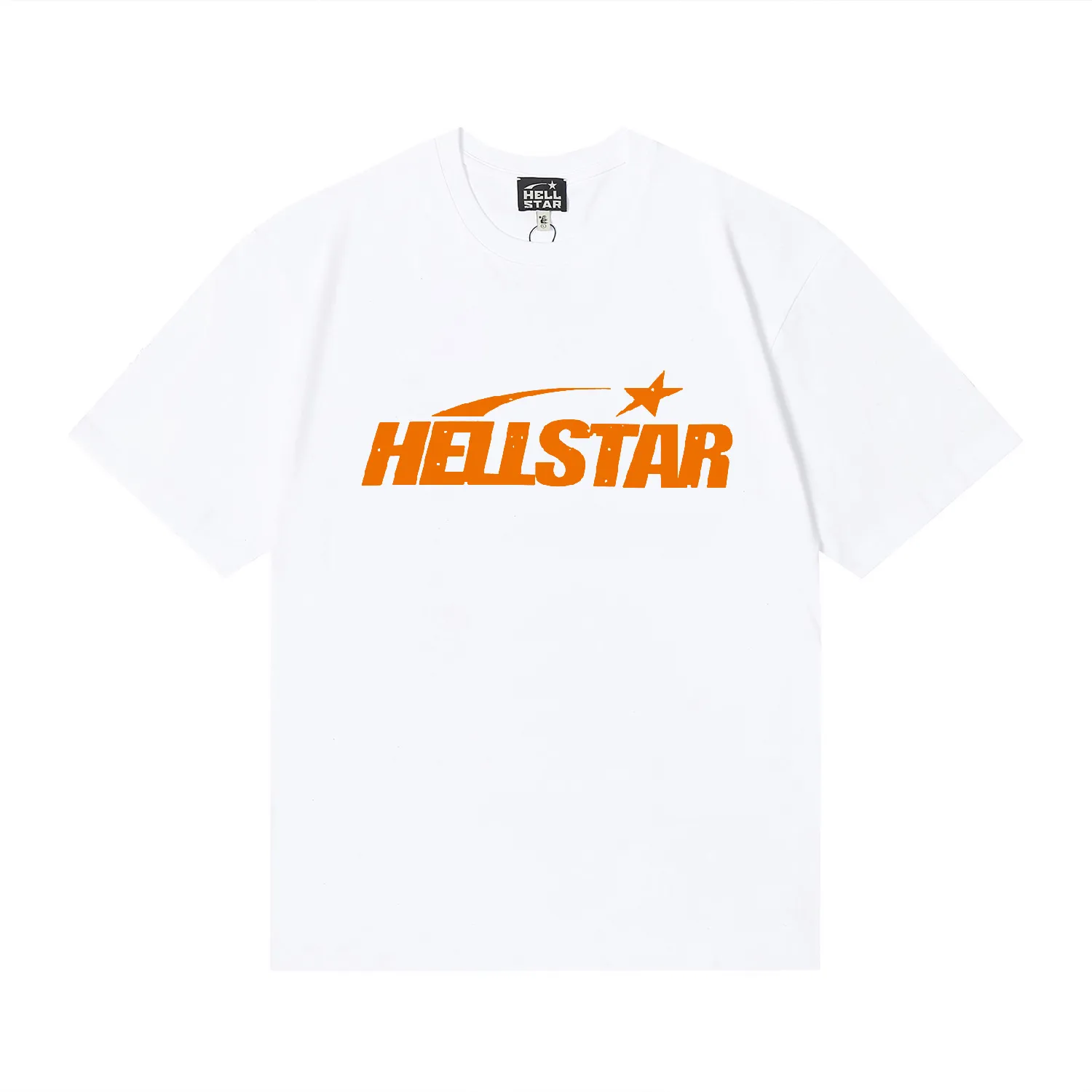6702# P112 Hellstar American fashion high street pure cotton loose short-sleeved T-shirt Color: White Black Size: S M L XL