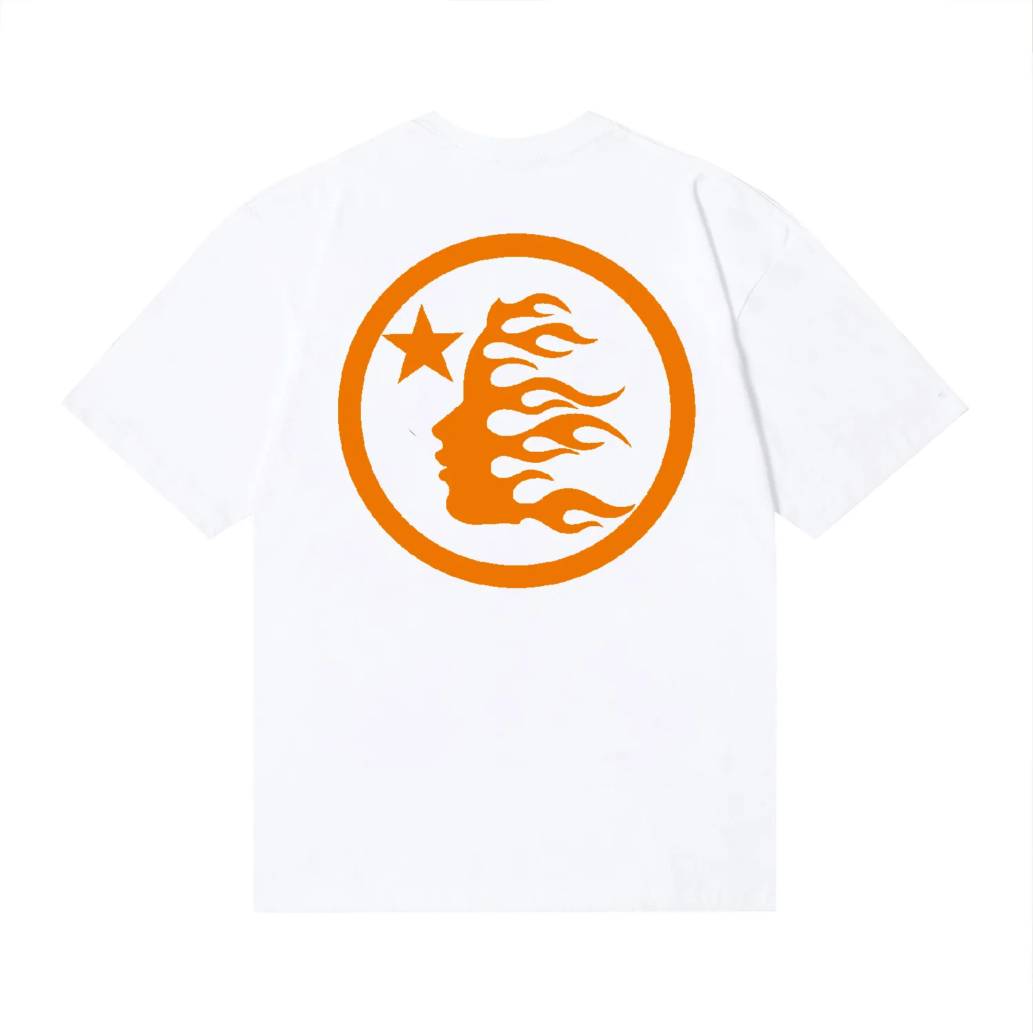 6702# P112 Hellstar American fashion high street pure cotton loose short-sleeved T-shirt Color: White Black Size: S M L XL