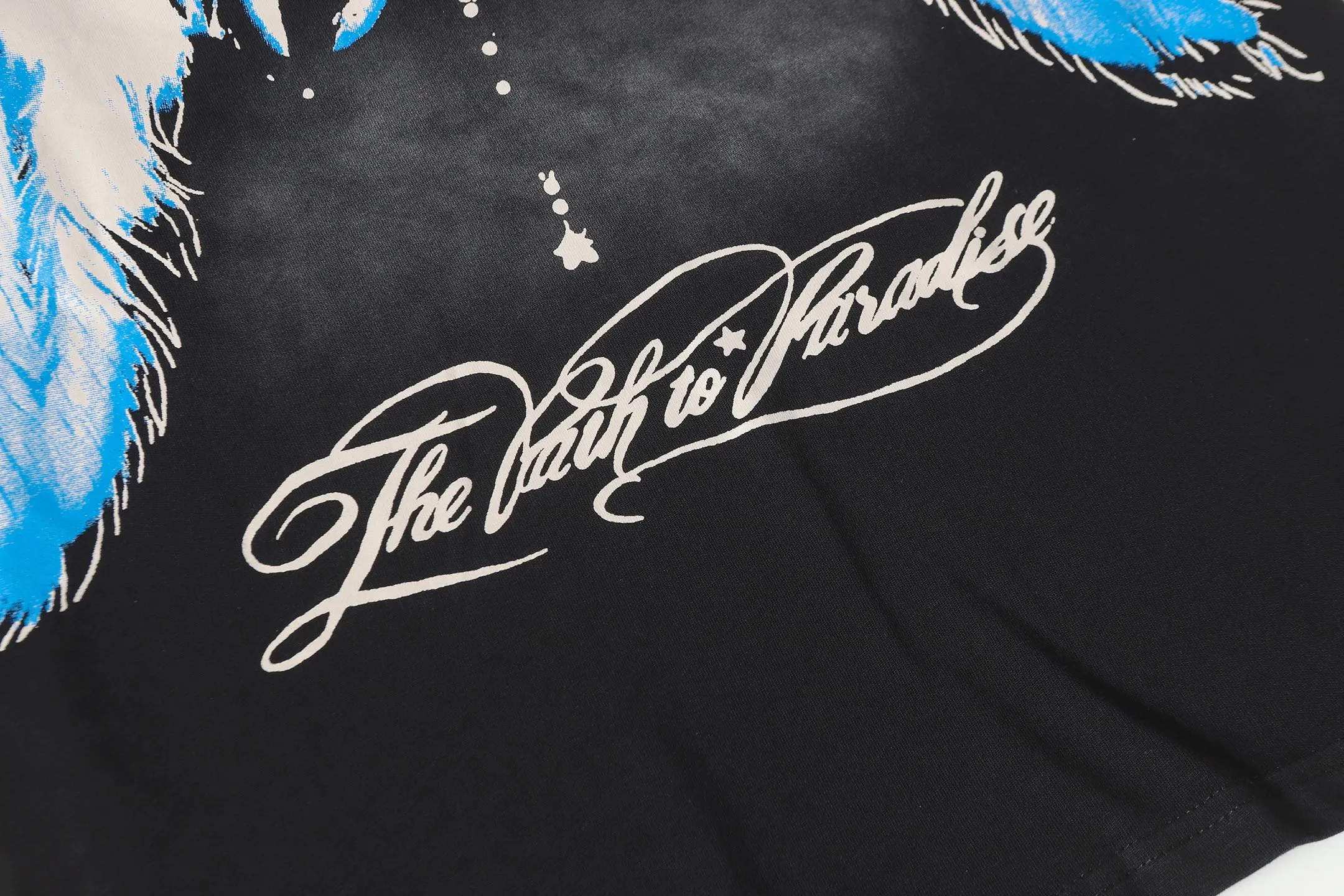 P124 Hellstar Hellstar Cross-border European and American style street fashion brand pure cotton T-shirt Fabric (fabric): 32 counts 250g washed combed double yarn pure cotton Size (size): S-M- L- X L Color (colour): Washed black (spray Ma Liu)