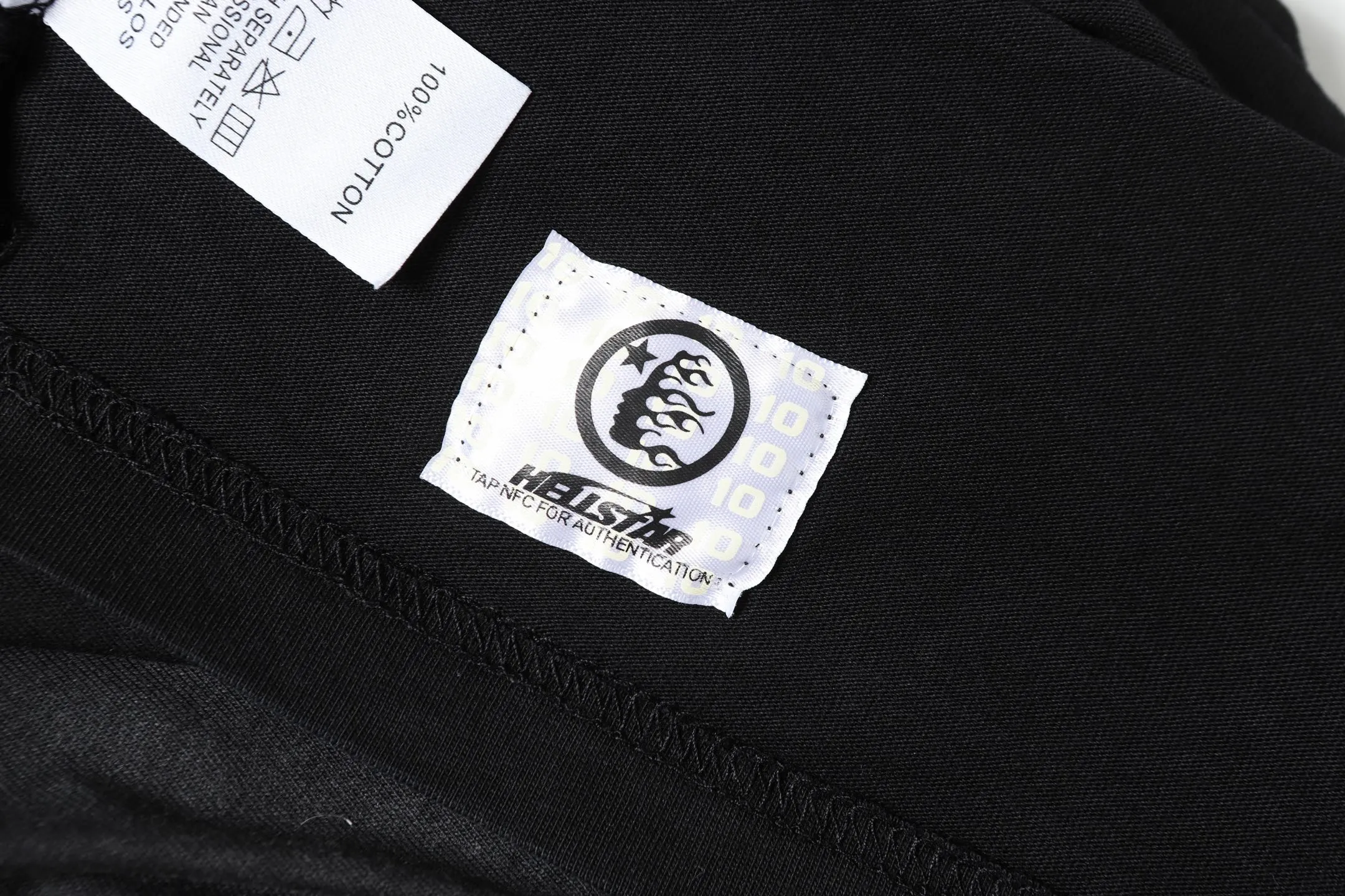P124 Hellstar Hellstar Cross-border European and American style street fashion brand pure cotton T-shirt Fabric (fabric): 32 counts 250g washed combed double yarn pure cotton Size (size): S-M- L- X L Color (colour): Washed black (spray Ma Liu)