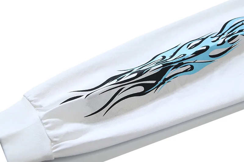 P160 Reversible Real Shots Hellstar Hellstar Beauty Reversible Pure Cotton Loose Bottoming Long Sleeve T-Shirt Long T Fabric: 270g 32 Count Fine Cotton Double Yarn Pure Cotton Color: White Reversible Size: S M L XL