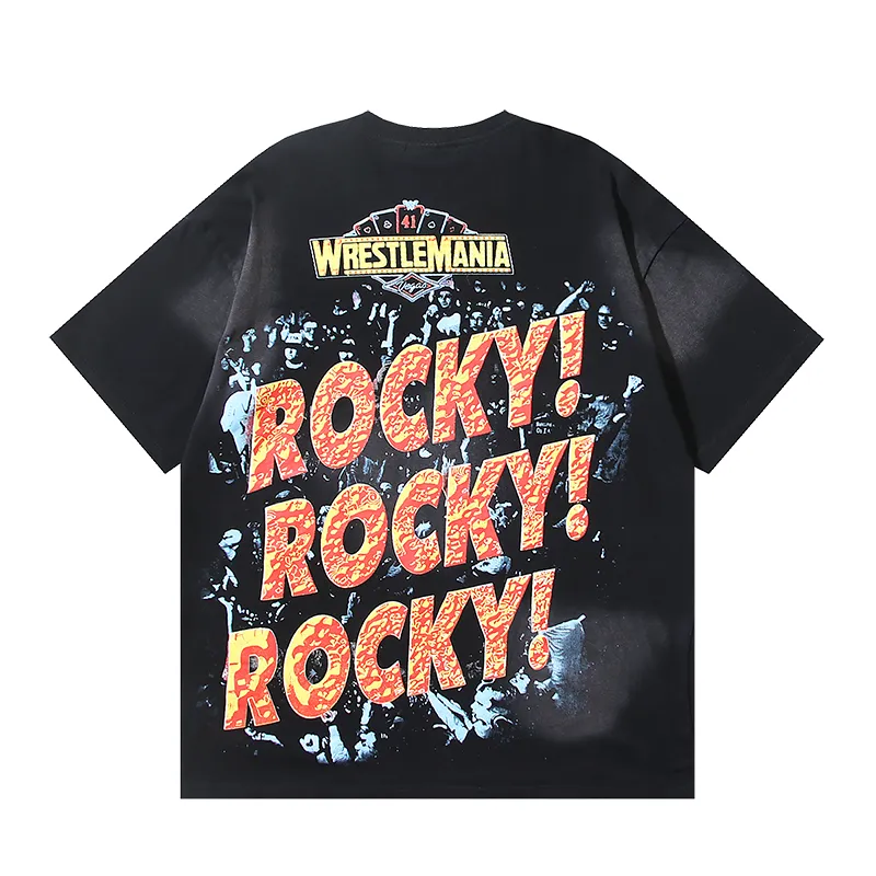 P130 6738#washed black Real shot Hellstar washed retro beauty trendy printed short-sleeved T-shirt Fabric: 250g 32 count fine cotton double yarn pure cotton Color: washed black Size: S M L XL