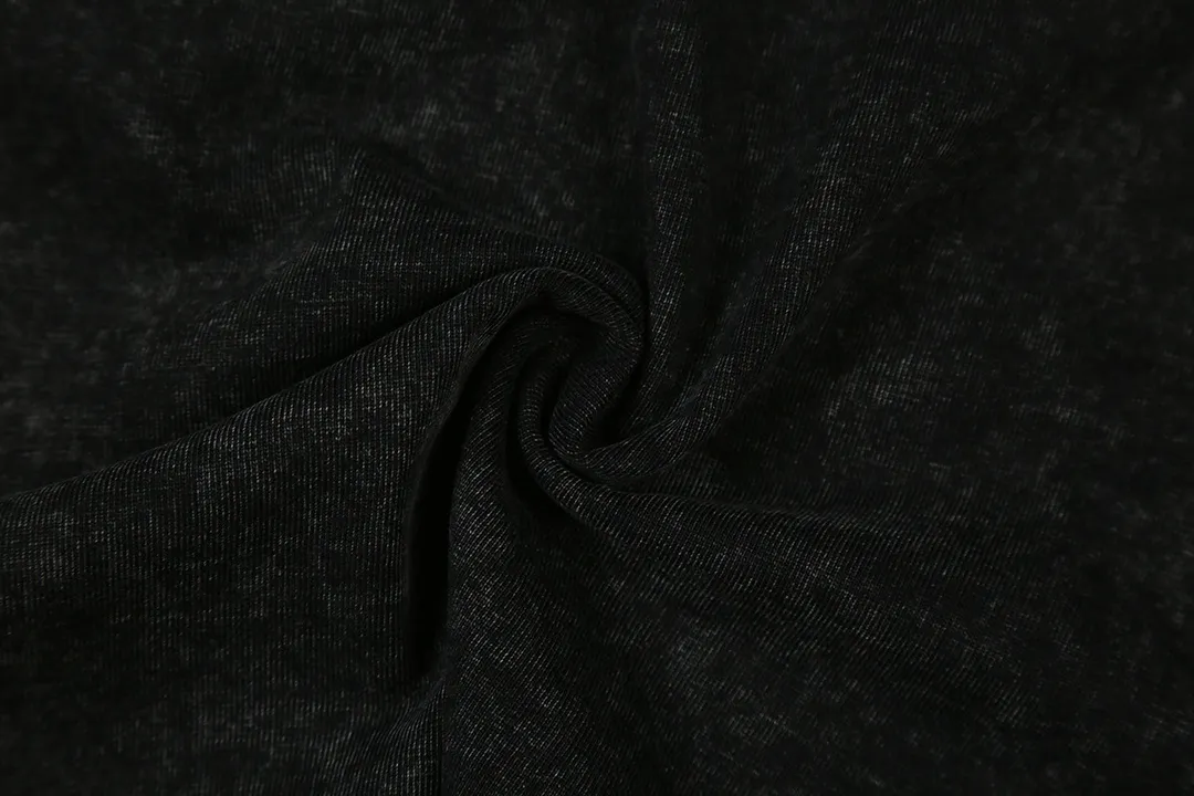 7717# P124 Washed Hellstar Hellstar ins same style retro printed tops for men and women, casual and trendy pure cotton washed short-sleeved T-shirt Color: Black Size: S M L XL