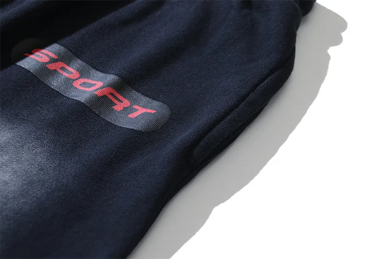 P206 Washed black Real shot Hellstar Washed distressed terry high street retro sweatpants Fabric 380g pure cotton terry cloth Color: Washed black Size: S M L XL