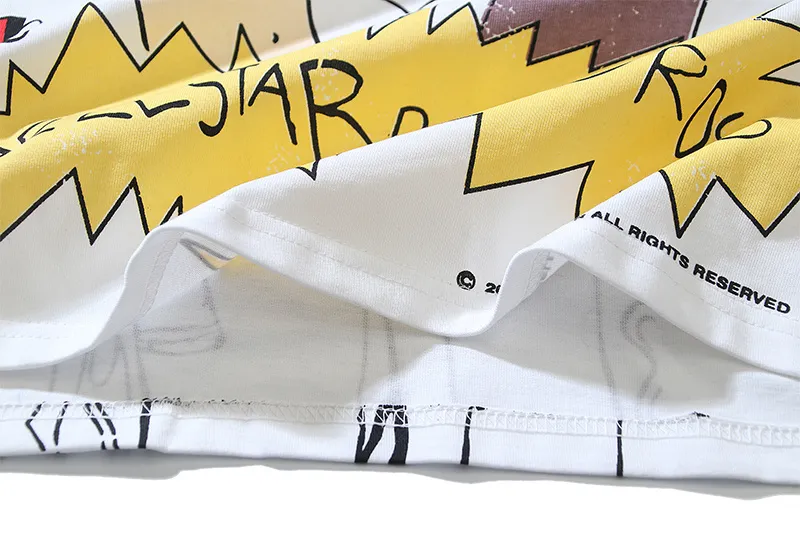 P116 Real shot of Hellstar Hellstar high street pure cotton loose short-sleeved T-shirt Fabric: 240g 32 count fine cotton double yarn pure cotton Color: White Size: S M L XL
