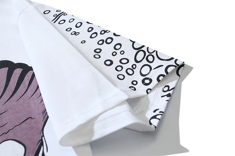 P116 Real shot of Hellstar Hellstar high street pure cotton loose short-sleeved T-shirt Fabric: 240g 32 count fine cotton double yarn pure cotton Color: White Size: S M L XL