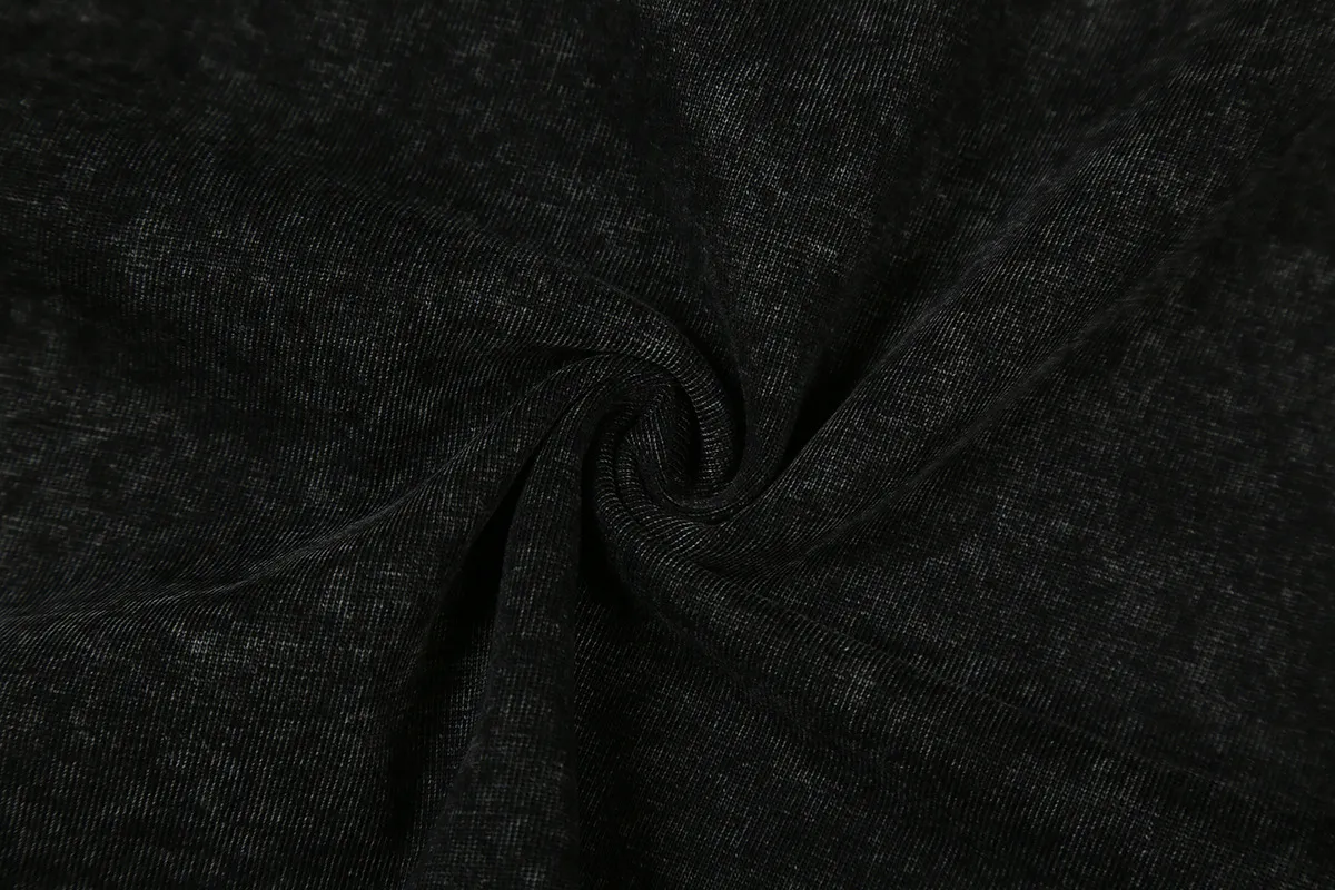 7731# P124 Washed Hellstar Hellstar ins same style retro printed tops for men and women, casual and trendy pure cotton washed short-sleeved T-shirt Color: Black Size: S M L XL