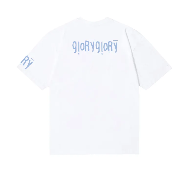 6714# P112 Hellstar American fashion high street pure cotton loose short-sleeved T-shirt Color: White Black Size: S M L XL