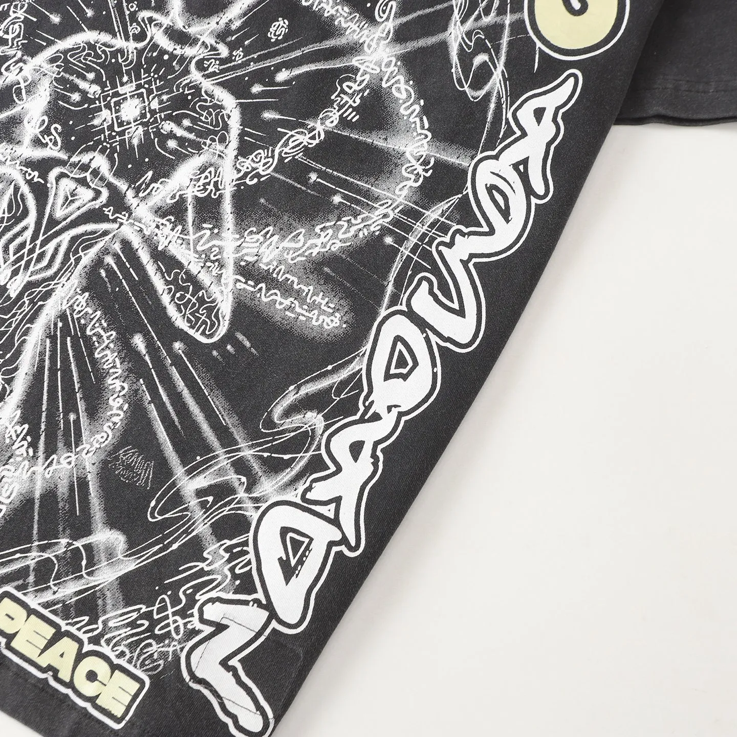 P124 Hellstar Hellstar Cross-border European and American style street fashion brand pure cotton T-shirt Fabric (fabric): 32 counts 250g washed combed double yarn pure cotton Size (size): S-M- L- X L Color (colour): Washed black (spray Ma Liu)