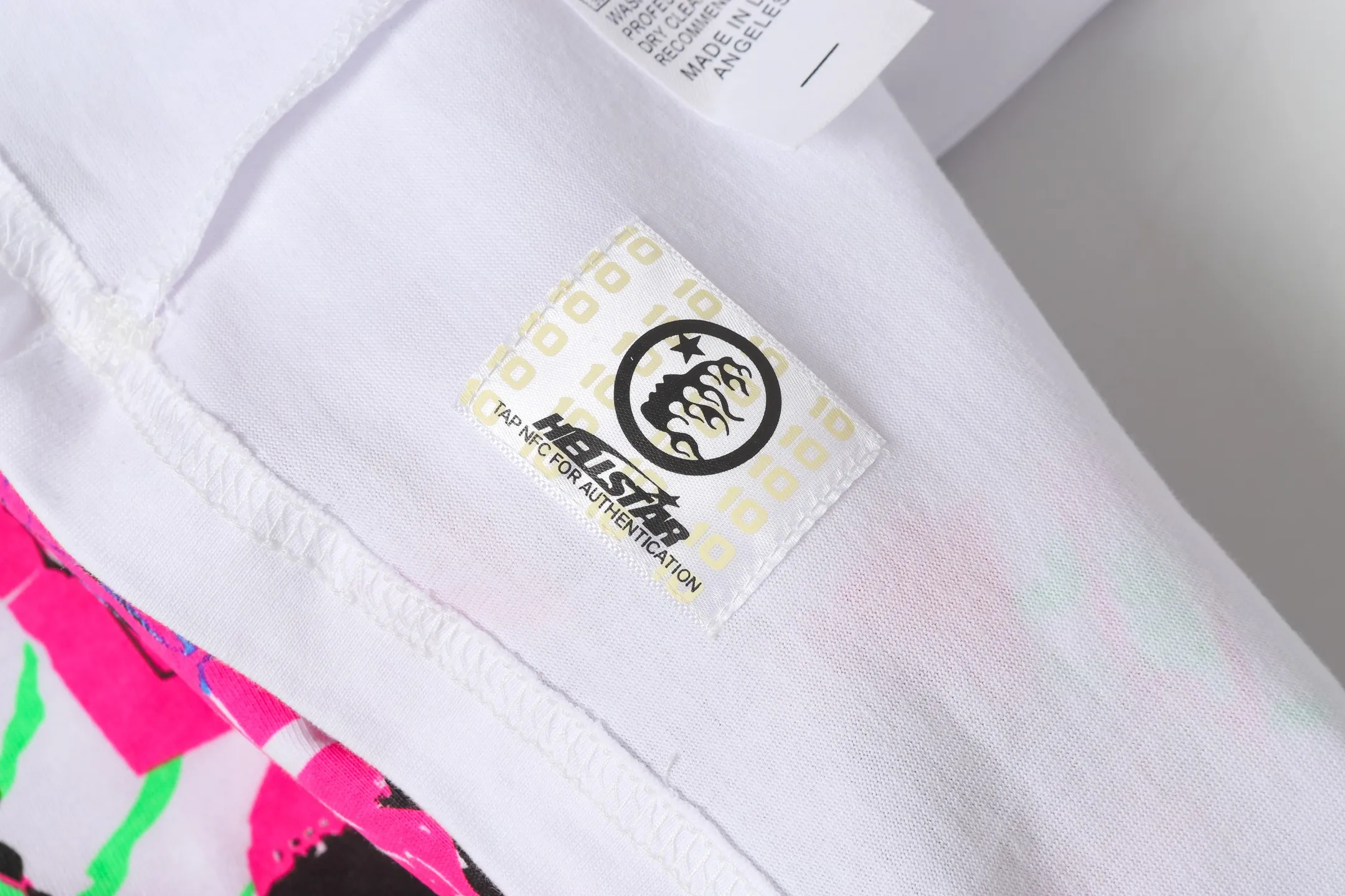 P108 Real-stock Hellstar cross-border European and American style, street fashion brand pure cotton T-shirt Fabric (fabric): 32 counts of 240g heavy combed double yarn pure cotton Size (size): S-M- L- X L Color (colour): white/apricot 👉 👉