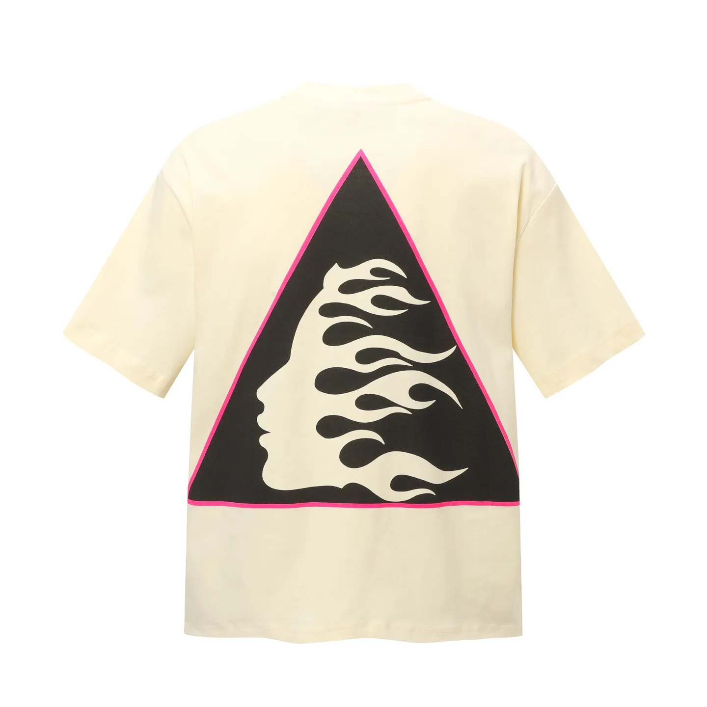 P108 Real-stock Hellstar cross-border European and American style, street fashion brand pure cotton T-shirt Fabric (fabric): 32 counts of 240g heavy combed double yarn pure cotton Size (size): S-M- L- X L Color (colour): white/apricot 👉 👉