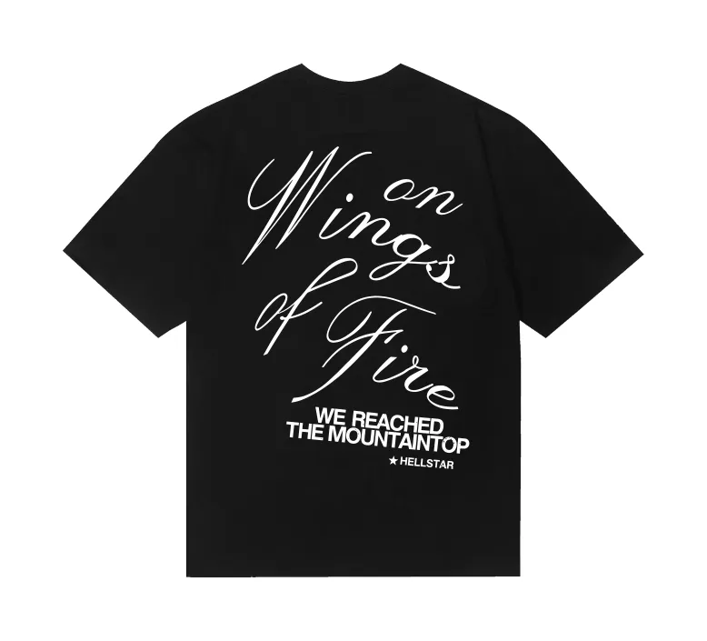 6728# P116 Hellstar American fashion high street pure cotton loose short-sleeved T-shirt Color: White Black Size: S M L XL