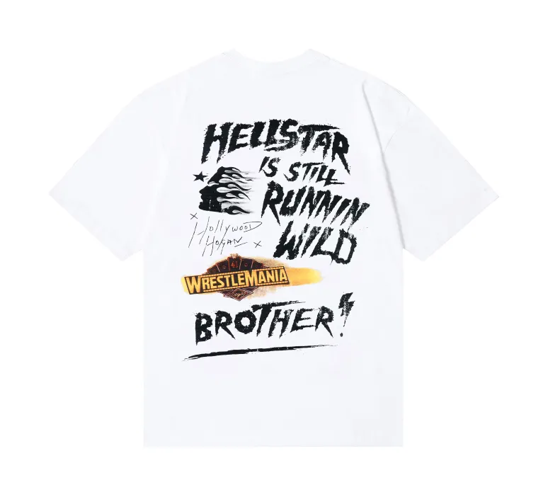6778# P116 Hellstar American fashion high street pure cotton loose short-sleeved T-shirt Color: White Black Size: S M L XL