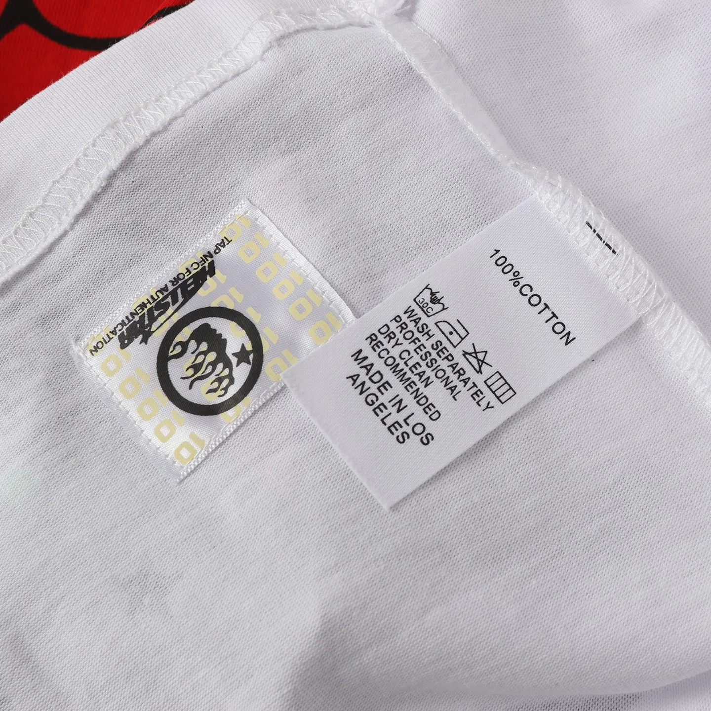 P108 Real-stock Hellstar Cross-border European and American style, street brand pure cotton T-shirt Fabric (fabric): 32 counts of 240g heavy combed double yarn pure cotton Size (size): S-M- L- X L Color (colour): Black/khaki 👉