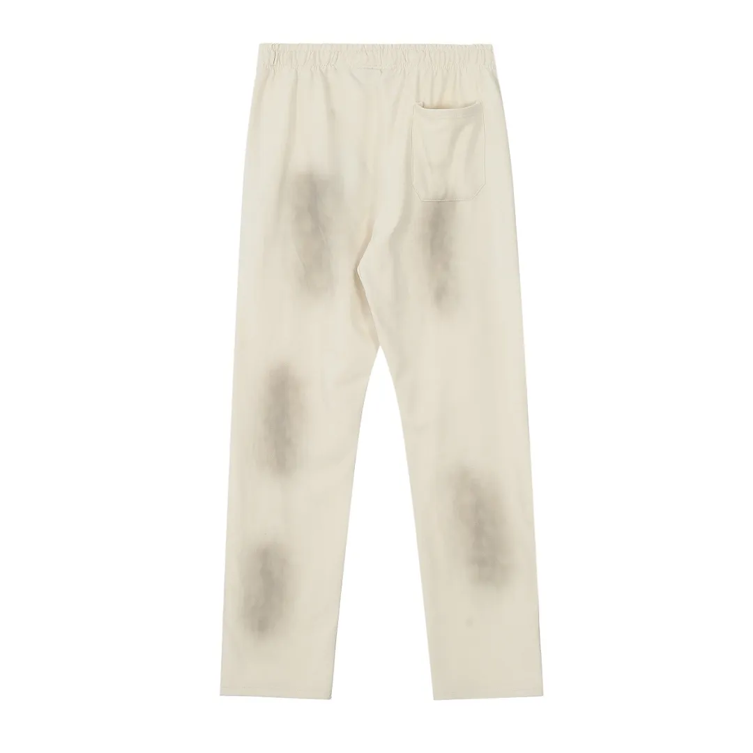 P210 Hellstar Studios washed distressed terry sweatpants color (color): beige Size (size): S, M, L, XL
