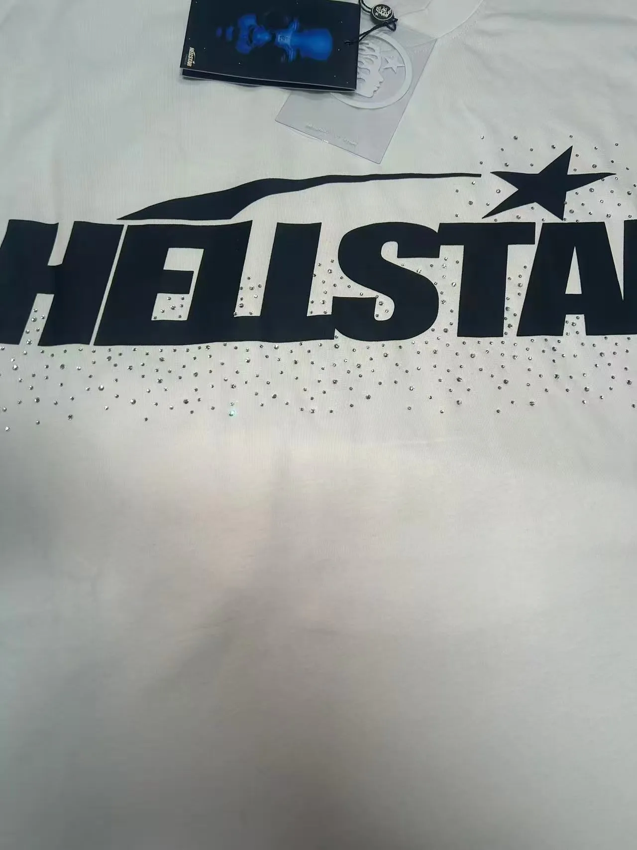 P116 Real stock Hellstar cross-border European and American style, street brand pure cotton T-shirt Fabric (fabric): 32 pieces of 240g heavy combed double yarn pure cotton Size (size): S-M- L- X L Color (colour): white