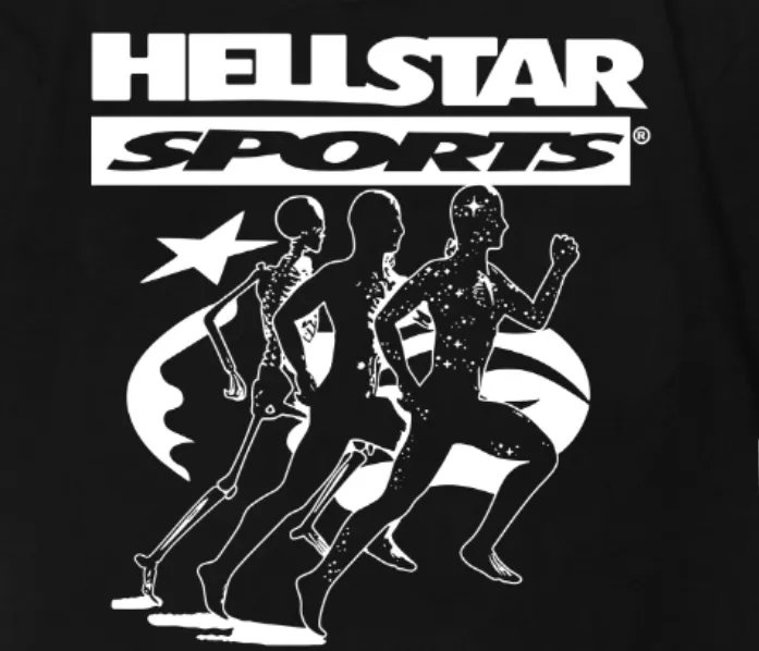 6704# P116 Hellstar American fashion high street pure cotton loose short-sleeved T-shirt Color: White Black Apricot Code Number: S M L XL