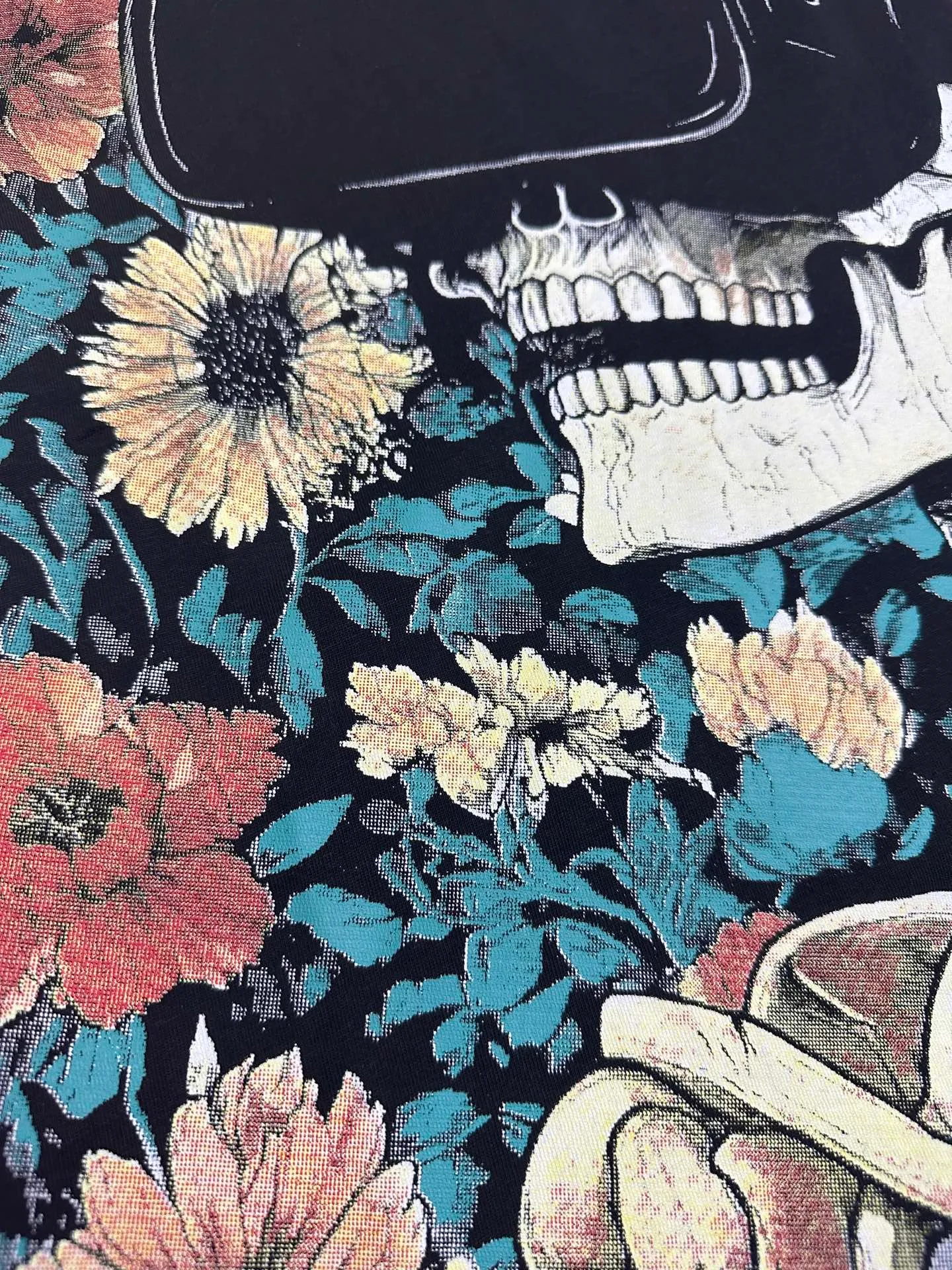 P116 5135#apricot I Real stock Godspeed cross-border American rock and roll street washed retro style short-sleeved T (craft printing) fabric (fabric) 32 counts combed double yarn 240 grams weight code number (size): S-M-L-XL color (colour): apricot