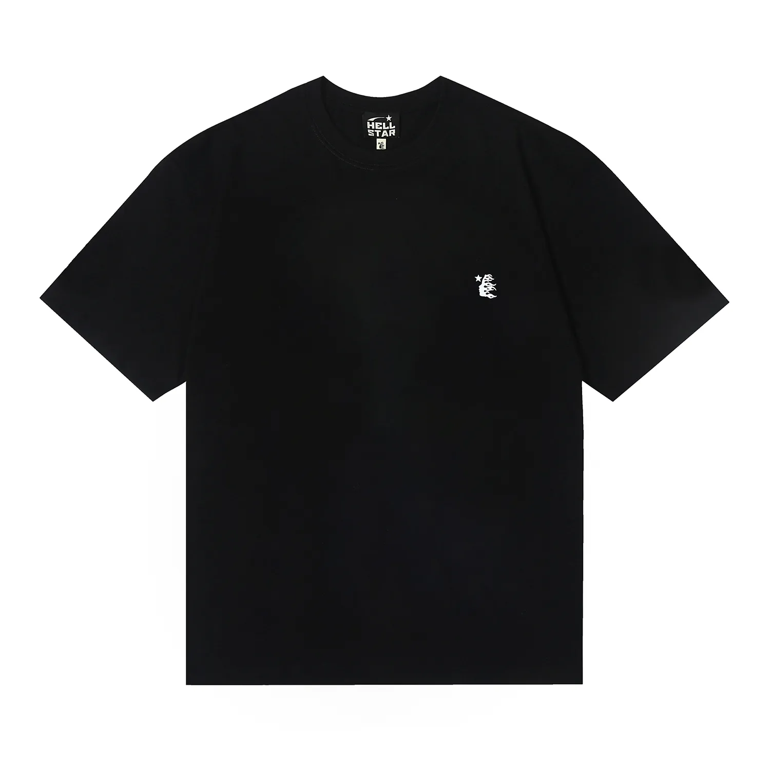 6681# P106 Hellstar American fashion high street pure cotton loose short-sleeved T-shirt Color: White Black Size: S M L XL