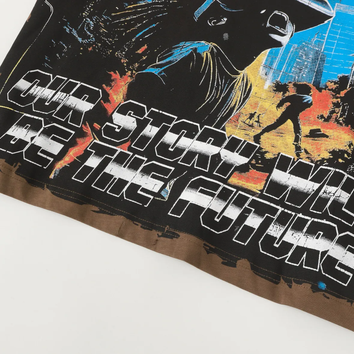 P108 Real-stock Hellstar Cross-border European and American style, street fashion brand pure cotton T-shirt Fabric (fabric): 32 pieces of 240g heavy combed double yarn pure cotton Size (size): S-M- L- X L Color (colour): Brown