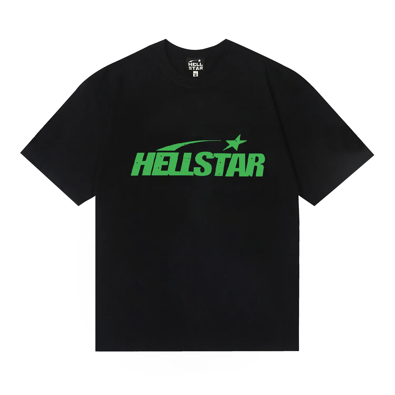 6700# P112 Hellstar American fashion high street pure cotton loose short-sleeved T-shirt Color: White Black Size: S M L XL