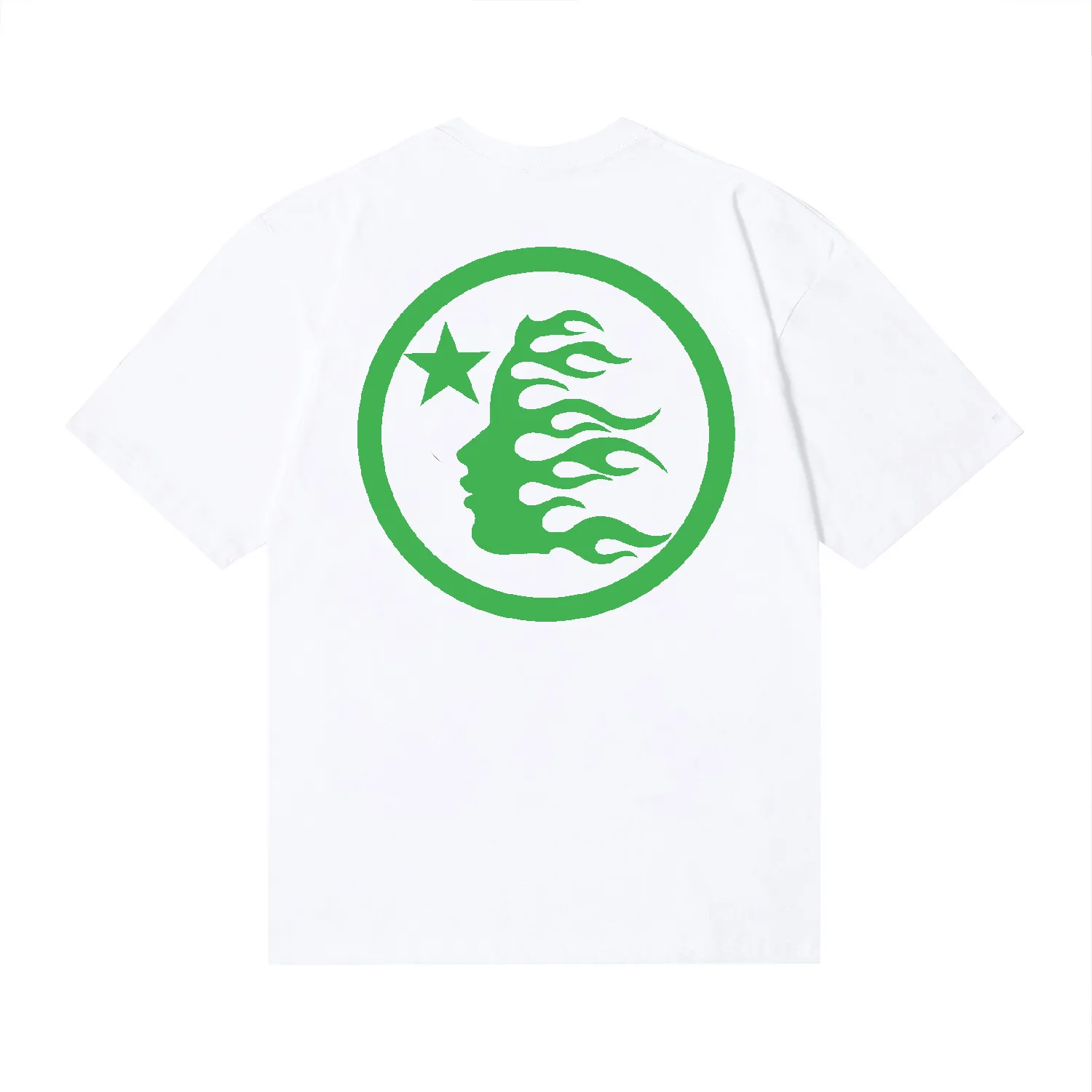6700# P112 Hellstar American fashion high street pure cotton loose short-sleeved T-shirt Color: White Black Size: S M L XL