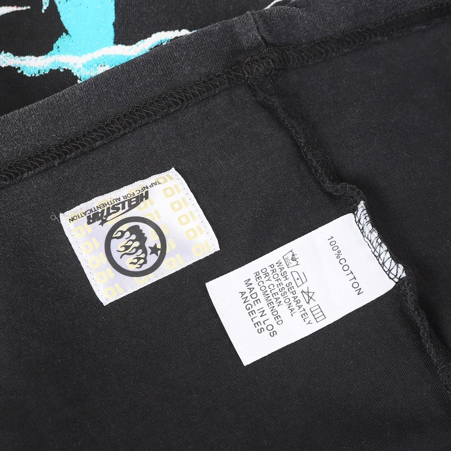 P124 Hellstar Hellstar Cross-border European and American style street fashion brand pure cotton T-shirt Fabric (fabric): 32 counts 250g washed combed double yarn pure cotton Size (size): S-M- L- X L Color (colour): Washed black (spray Ma Liu)