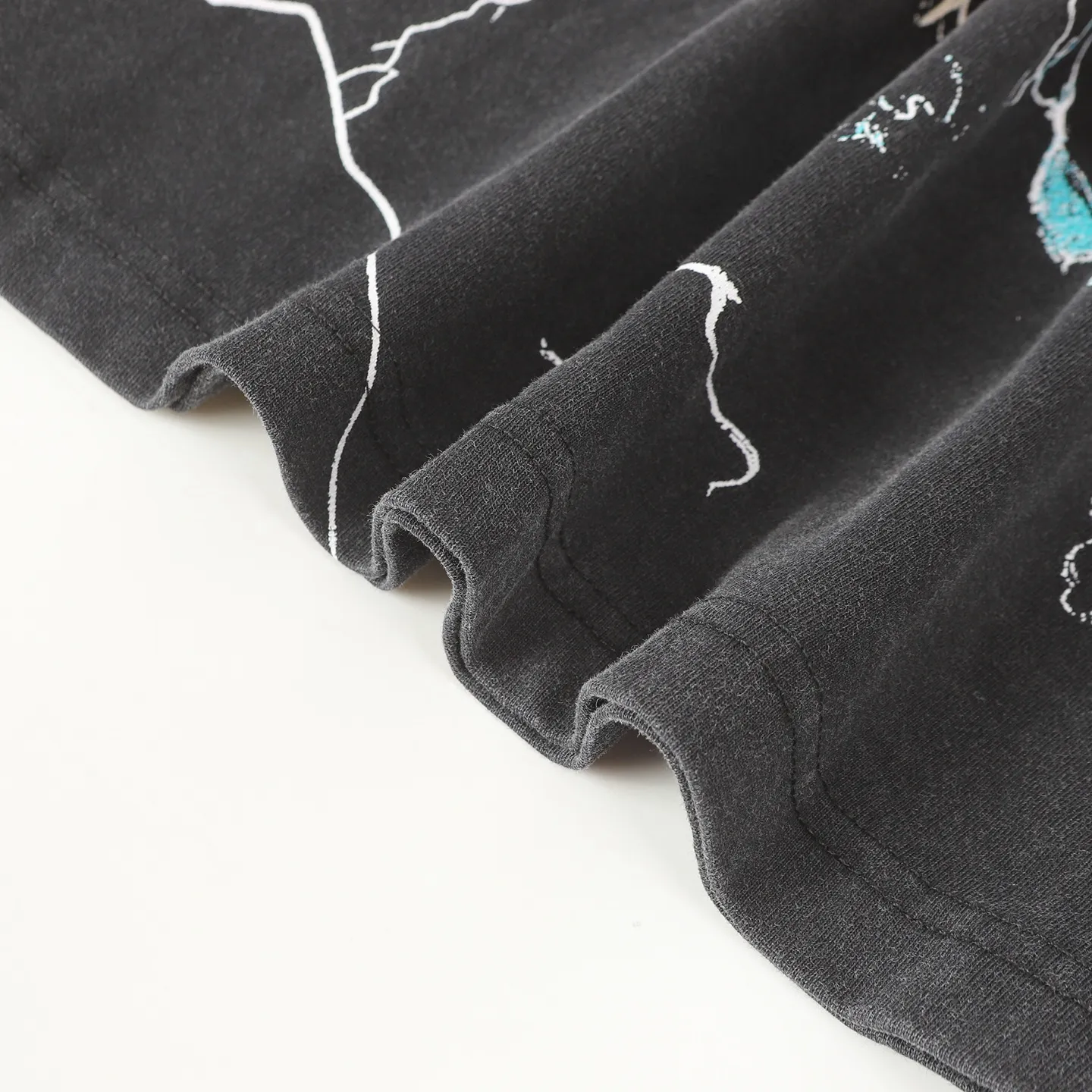 P124 Hellstar Hellstar Cross-border European and American style street fashion brand pure cotton T-shirt Fabric (fabric): 32 counts 250g washed combed double yarn pure cotton Size (size): S-M- L- X L Color (colour): Washed black (spray Ma Liu)