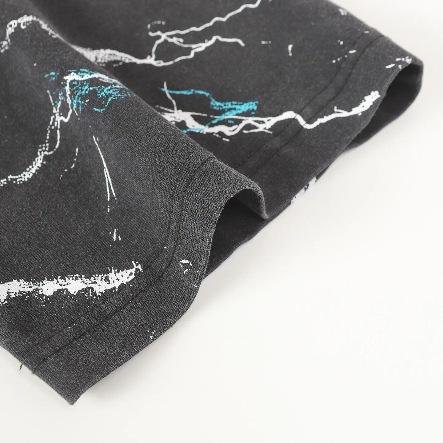 P124 Hellstar Hellstar Cross-border European and American style street fashion brand pure cotton T-shirt Fabric (fabric): 32 counts 250g washed combed double yarn pure cotton Size (size): S-M- L- X L Color (colour): Washed black (spray Ma Liu)