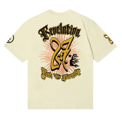 6678# P116 Hellstar American fashion high street pure cotton loose short-sleeved T-shirt Color: White Black Apricot Code Number: S M L XL