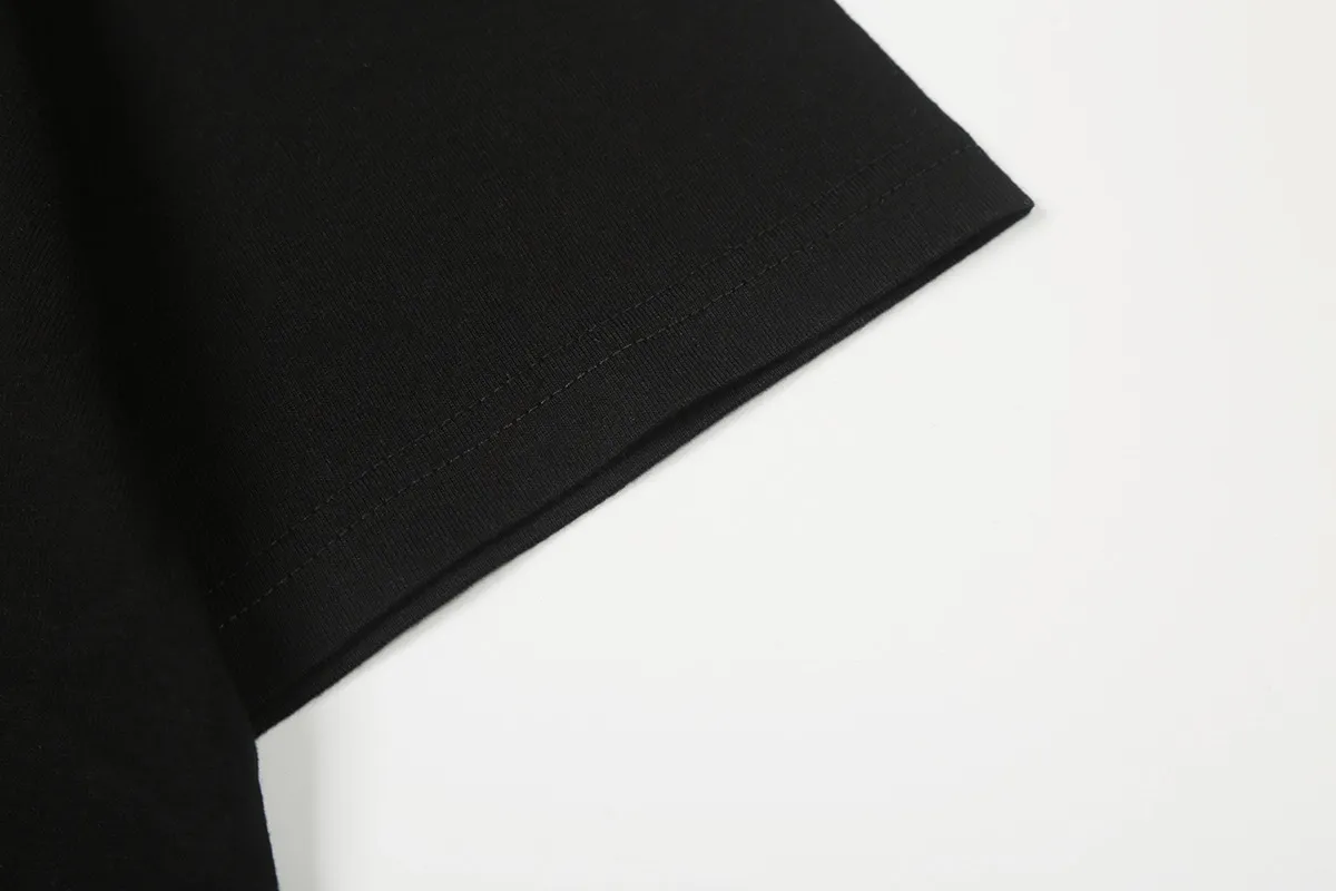 6761# P112 Hellstar American fashion high street pure cotton loose short-sleeved T-shirt Color: White Black Size: S M L XL