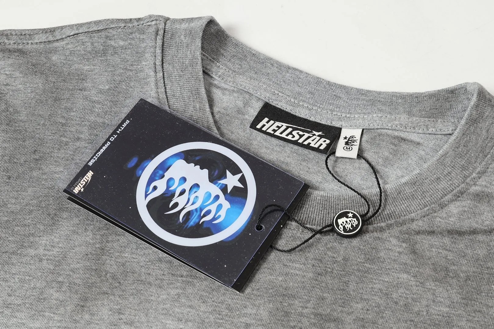 P124 Real-stock high-definition Hellstar Cross-border European and American style street brand pure cotton T-shirt Fabric (fabric): 32 pieces of 250g washed combed double yarn pure cotton Size (size): S-M- L- X L Color (colour): Washed black 👉