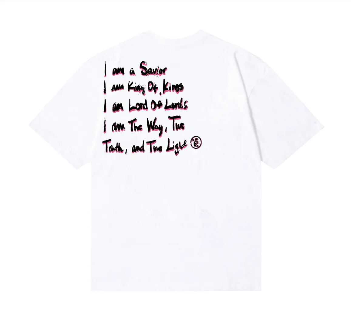 6797# P116 Hellstar American fashion high street pure cotton loose short-sleeved T-shirt Color: White Size: S M L XL