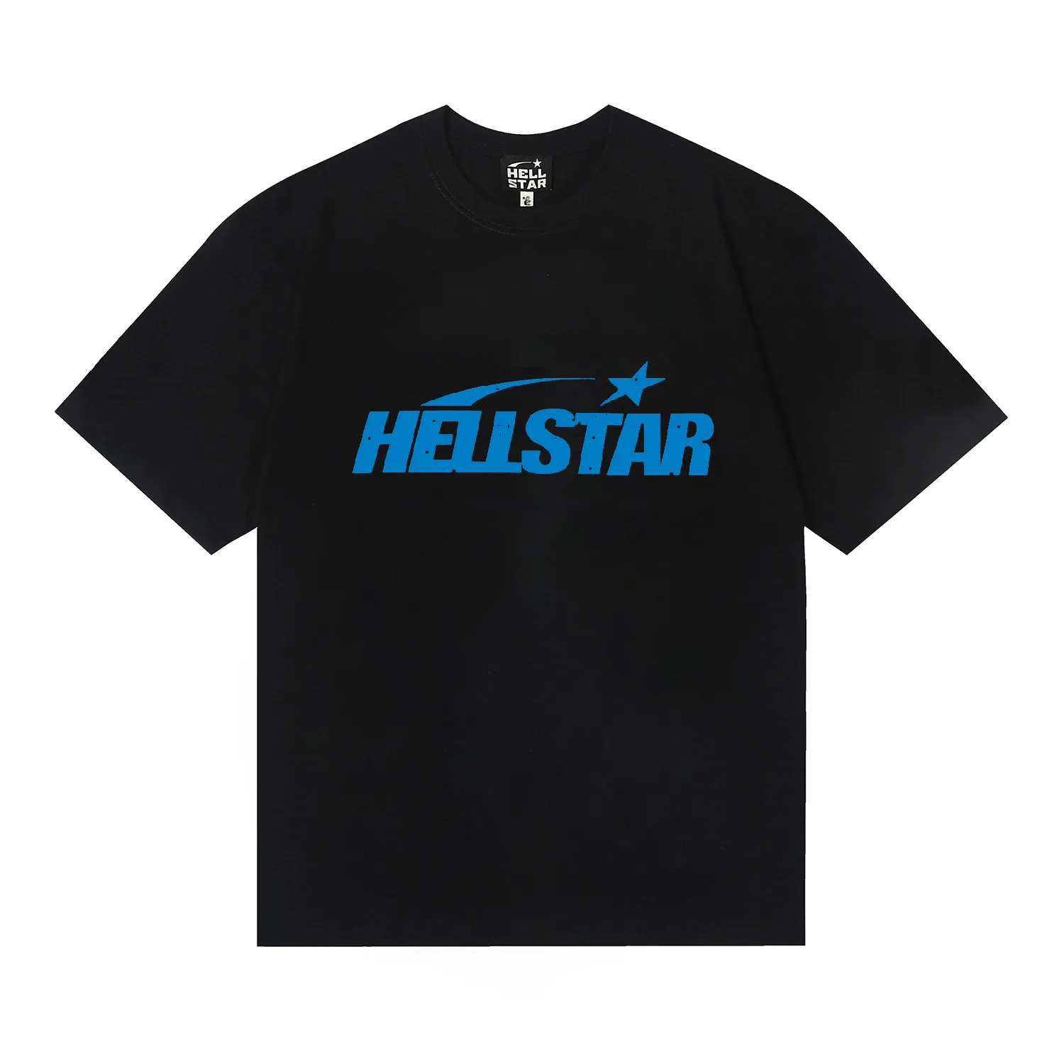 6701# P112 Hellstar American fashion high street pure cotton loose short-sleeved T-shirt Color: White Black Size: S M L XL