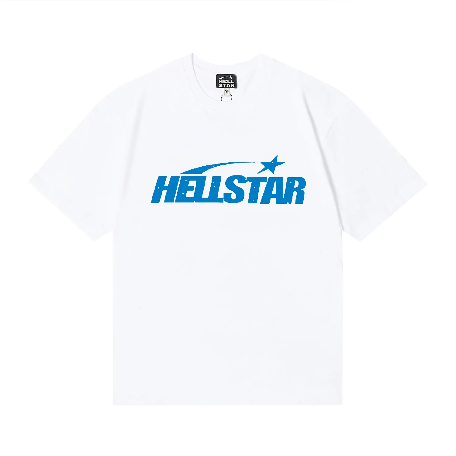 6701# P112 Hellstar American fashion high street pure cotton loose short-sleeved T-shirt Color: White Black Size: S M L XL