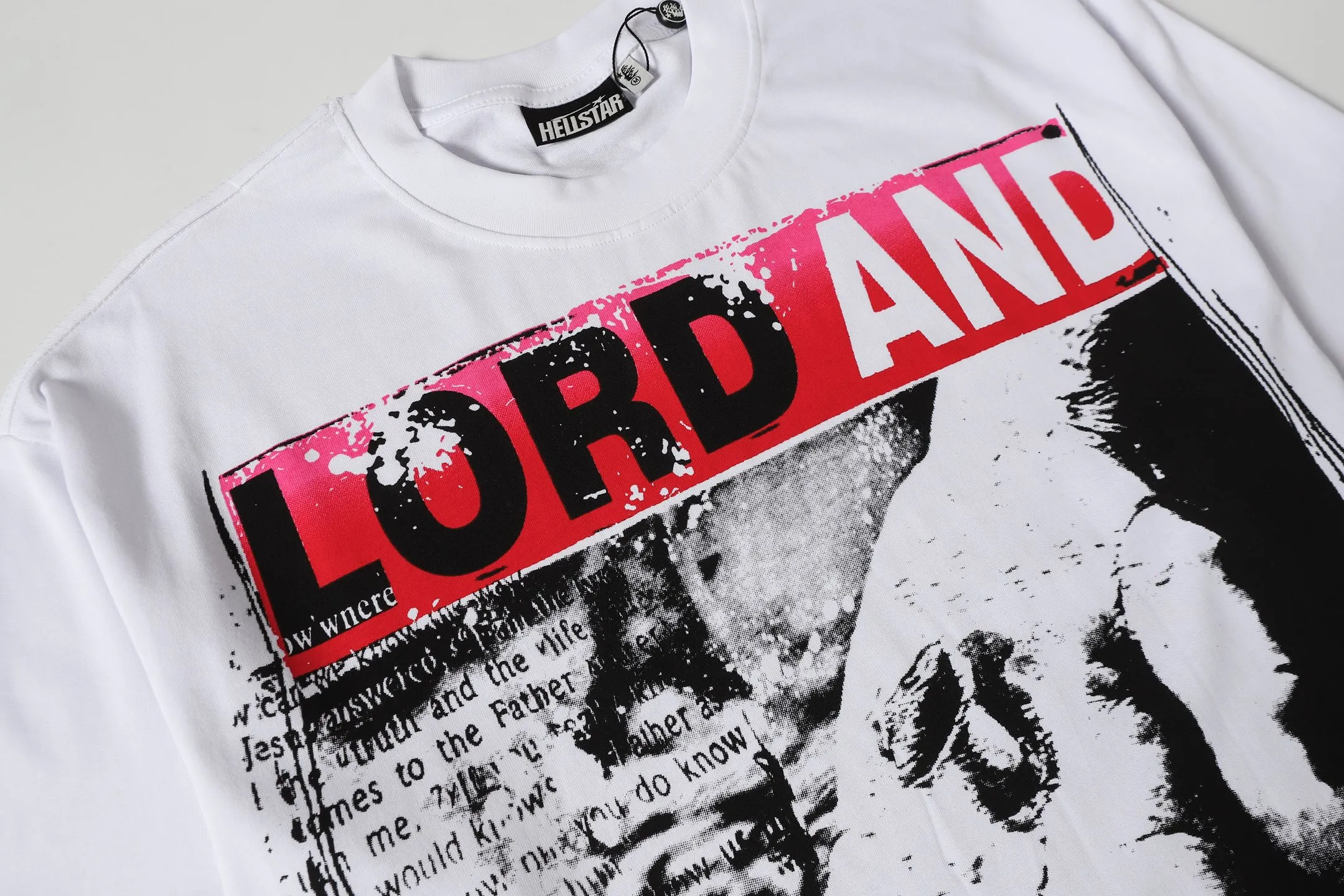 P108 Real-stock Hellstar Cross-border European and American style, street fashion brand pure cotton T-shirt Fabric (fabric): 32 pieces of 240g heavy combed double yarn pure cotton Size (size): S-M- L- X L Color (colour): white