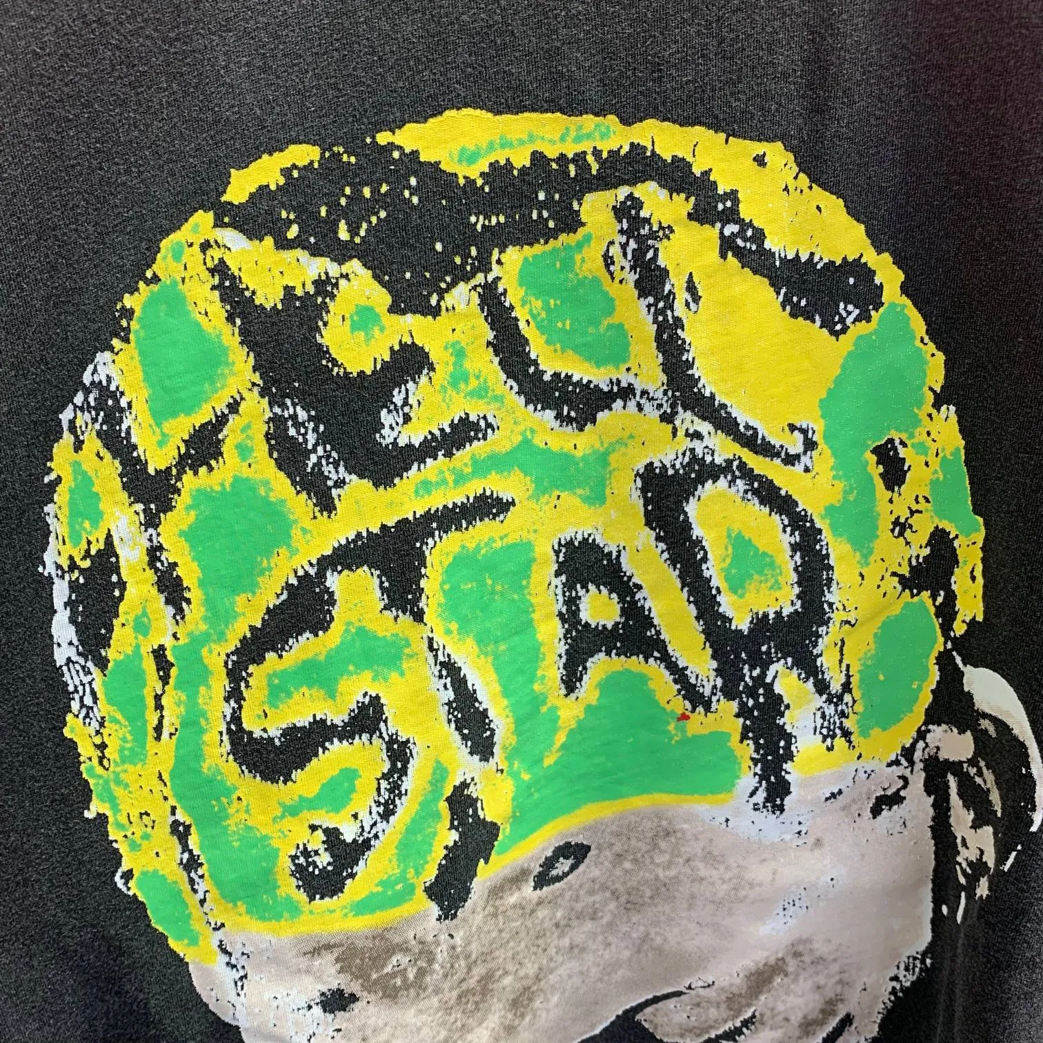 P134 Hellstar Rodman Tee short-sleeved T-shirt The new hot trendy Hellstar! Standard beauty and trendy workmanship, original customization (fabric, pattern, printing, hang tag, main mark, etc.), exaggerated style, explosive style, dare to break through tradition, bring adventurous new fashion experience!   YoungBoy, the most popular rapper in the youth circle, has shot a lot of models for him, and celebrities such as Dababy and Swae Lee frequently get dressed!   color: Vintage Black (washed black) size: S, M, L, XL