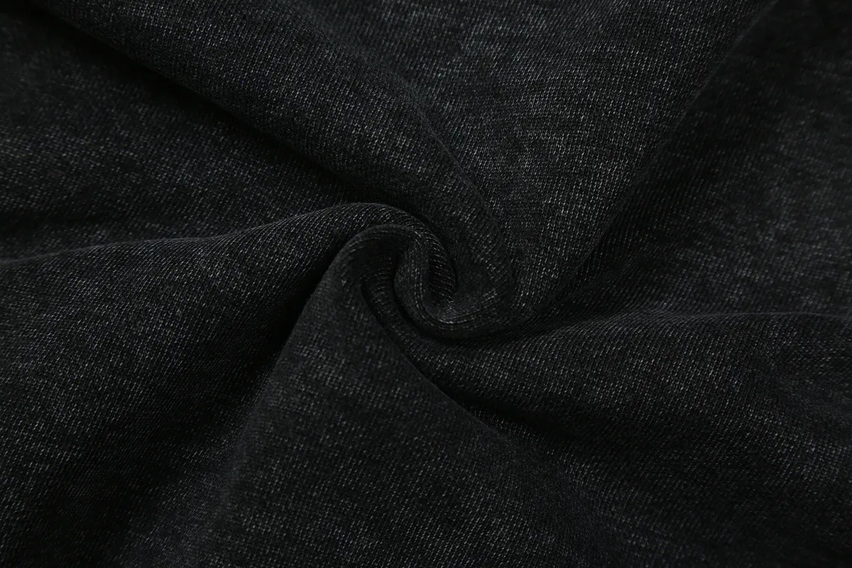 2209# P176 Washed European and American trendy brand Hellstar Washed and distressed American men and women casual loose round neck pocketless pullover sweatshirt Color: Black Size: S M L XL