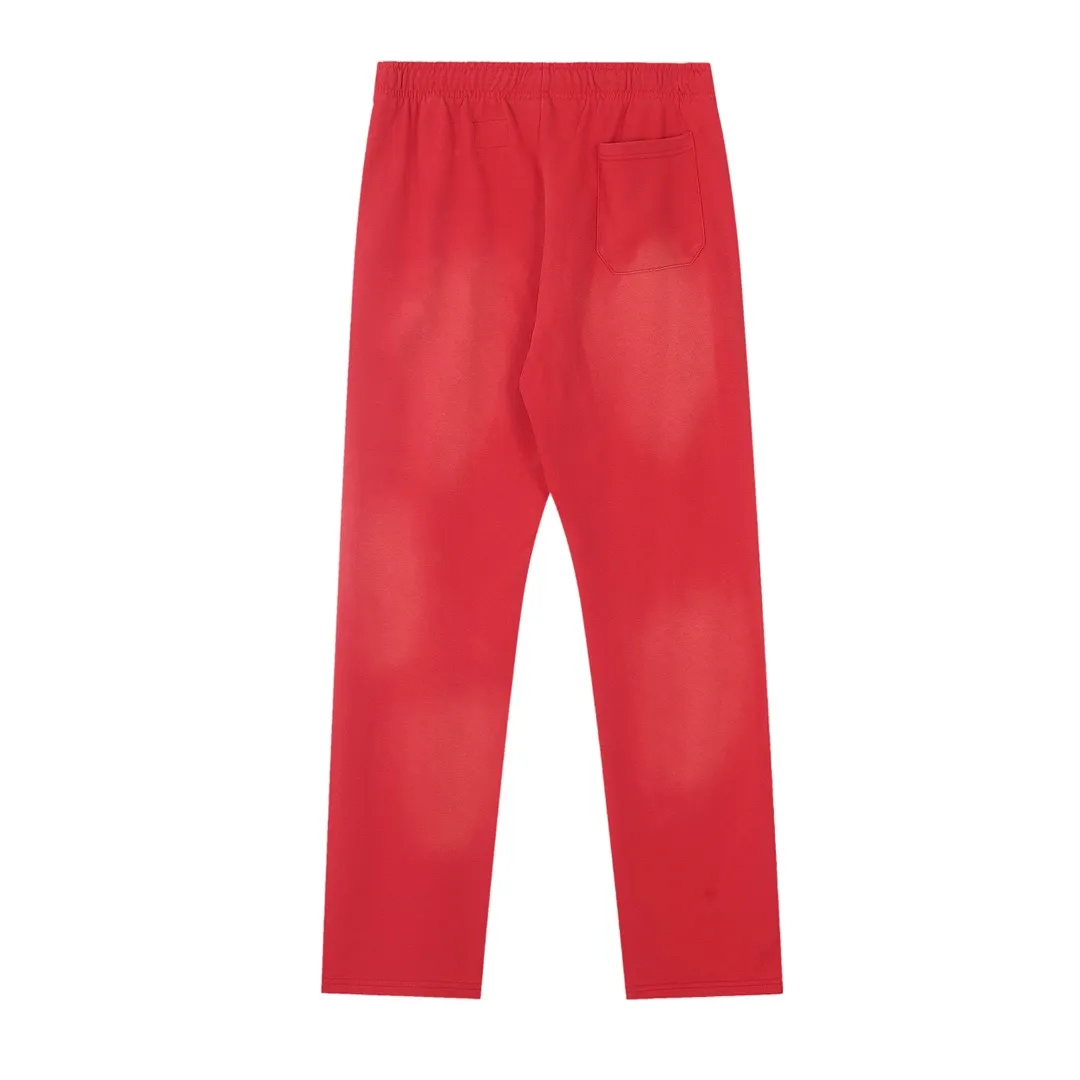 P210 Hellstar Sports Sweatpants Jet Black Red pure cotton terry washed distressed sweatpants color (color): Vintage Black (washed black), Vintage Red (washed red) Size (size): S, M, L, XL