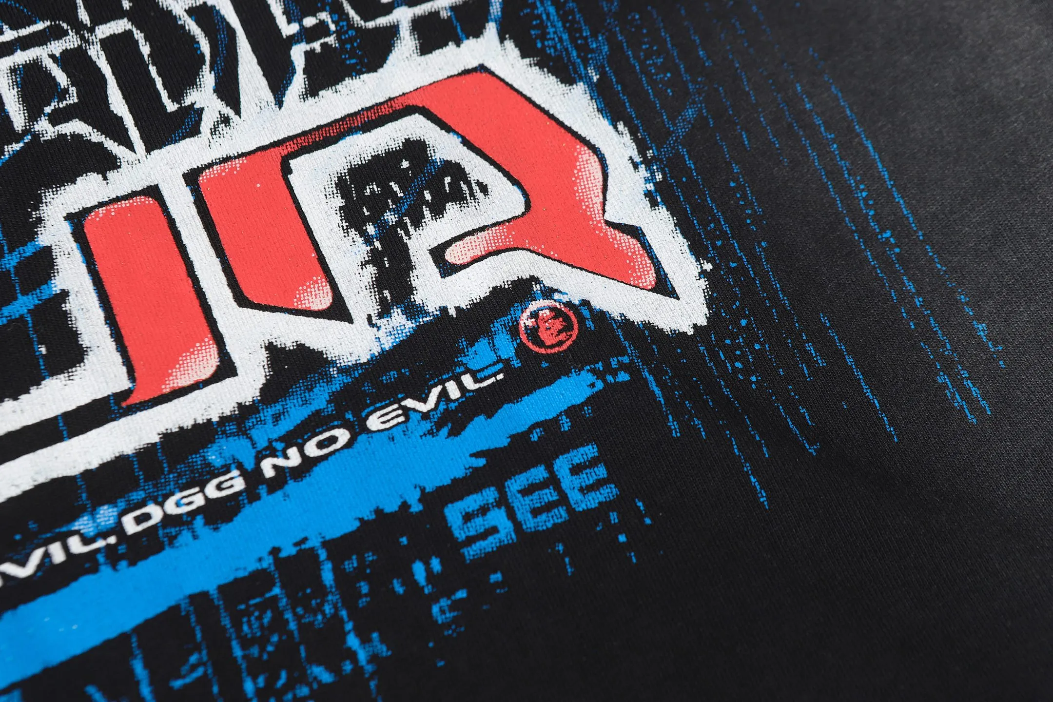 P124 Hellstar Hellstar Cross-border European and American style street fashion brand pure cotton T-shirt Fabric (fabric): 32 counts 250g washed combed double yarn pure cotton Size (size): S-M- L- X L Color (colour): Washed black (spray Ma Liu)