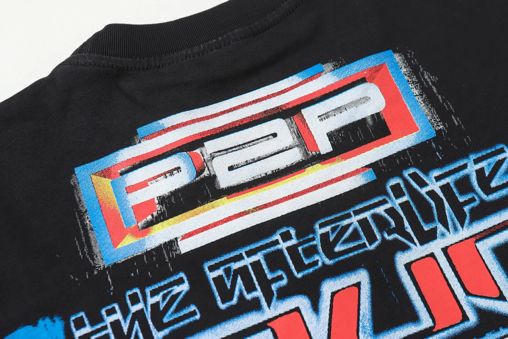 P124 Hellstar Hellstar Cross-border European and American style street fashion brand pure cotton T-shirt Fabric (fabric): 32 counts 250g washed combed double yarn pure cotton Size (size): S-M- L- X L Color (colour): Washed black (spray Ma Liu)